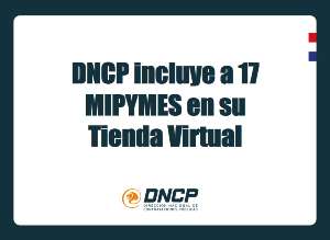 Imagen de la noticia: DNCP incluye a 17 MIPYMES en su Tienda Virtual