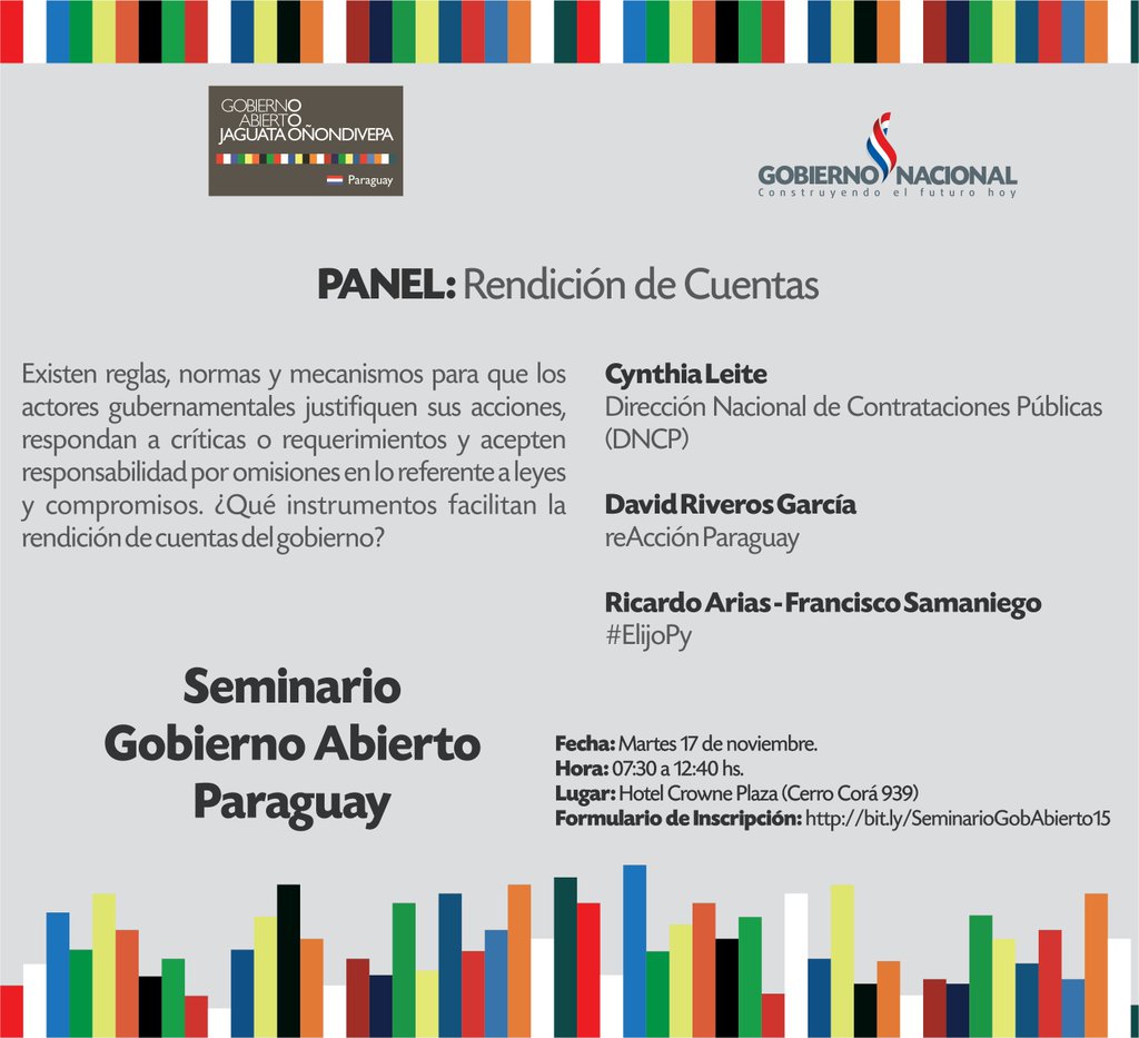 Imagen de la noticia: Gobierno Abierto invita a seminario con miras a su tercer plan de acción 