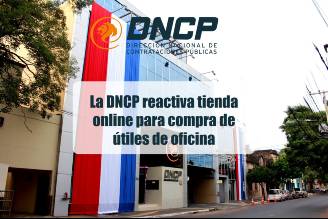 Imagen de la noticia: La DNCP reactiva tienda online para compra de útiles de oficina