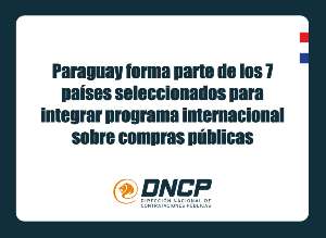 Imagen de la noticia: Paraguay forma parte de los 7 países seleccionados para integrar programa internacional sobre compras públicas