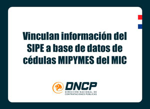 Imagen de la noticia: Vinculan información del SIPE a base de datos de cédulas MIPYMES del MIC