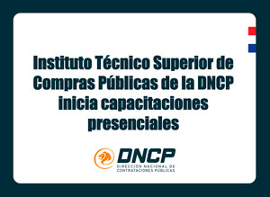 Imagen de la noticia: Instituto Técnico Superior de Compras Públicas de la DNCP inicia capacitaciones presenciales