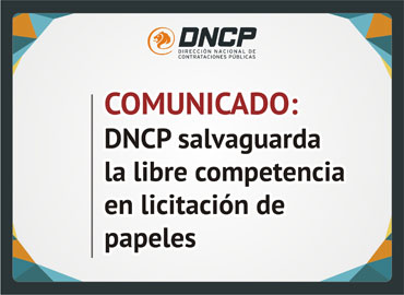 Imagen de la noticia: DNCP salvaguarda la libre competencia en licitación de papeles
