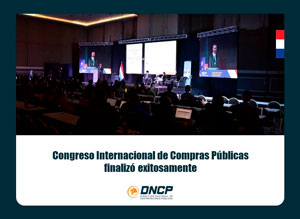 Imagen de la noticia: Congreso Internacional de Compras Públicas finalizó exitosamente