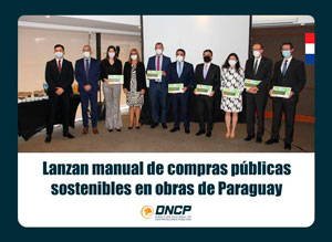 Imagen de la noticia: Lanzan manual de compras públicas sostenibles en obras de Paraguay