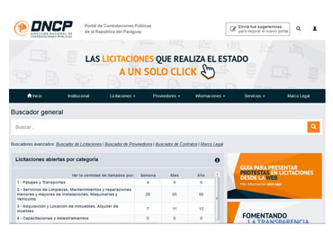 Imagen de la noticia: Nuevo Portal de la DNCP en forma experimental para sugerencias