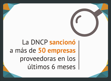 Imagen de la noticia: La DNCP sancionó a más de 50 empresas proveedoras en los últimos 6 meses